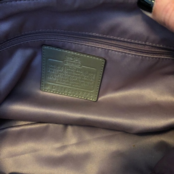 Brownish purple Coach Satchel - Picture 3 of 3
